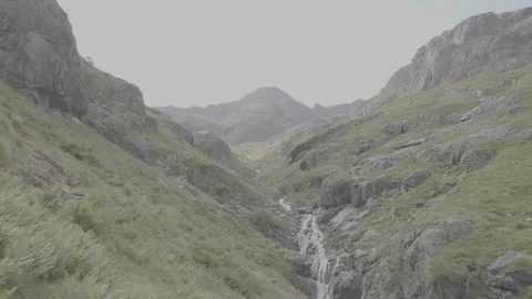 Waterfall Landscape Moutain Stock-Footage 220567541