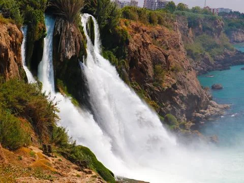 Waterfall in the Lara Stock Photos