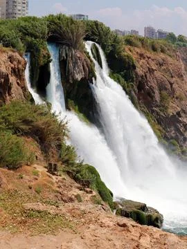 Waterfall in the Lara Stock Photos
