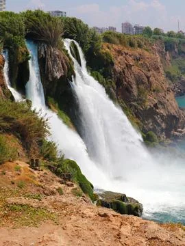 Waterfall in the Lara Stock Photos