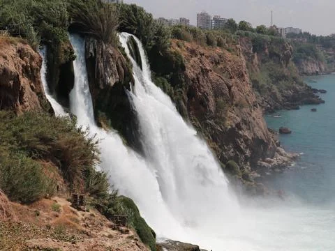 Waterfall in the Lara Stock Photos