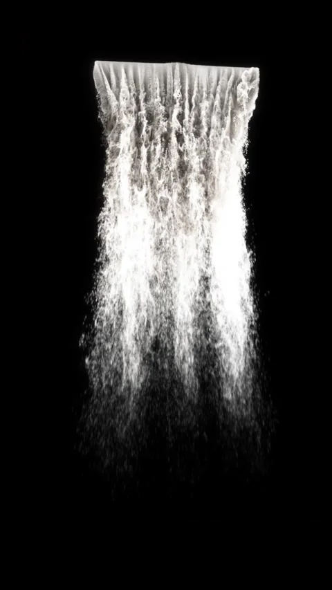 Waterfall Large Fast Looking Up Loop Stock Footage Stock Footage 335346302