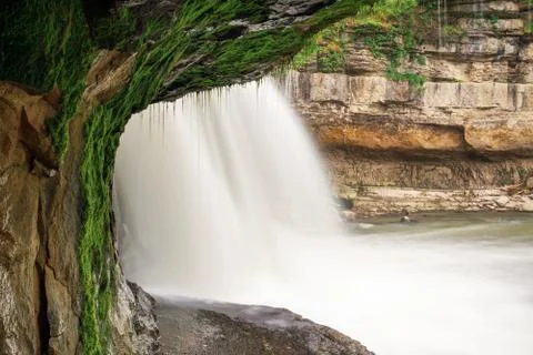 Waterfall Ledges Stock Photos