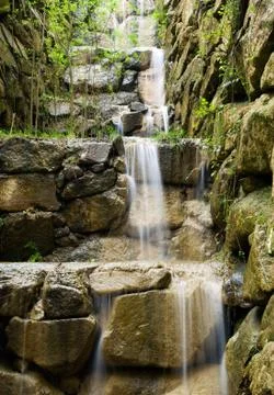 Waterfall in levels Stock Photos