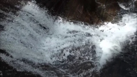 Waterfall located in Brazil Stock Footage 93116068