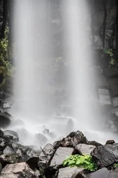 Waterfall Long Exposure Stock Photos