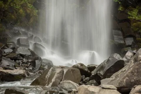 Waterfall Long Exposure Stock Photos