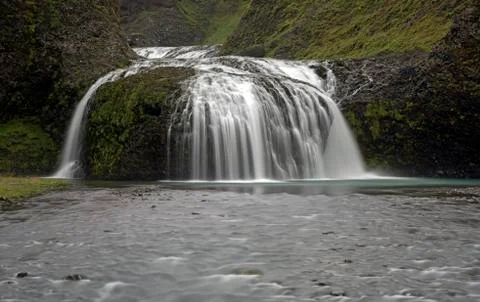 Waterfall Long Exposure Stock Photos