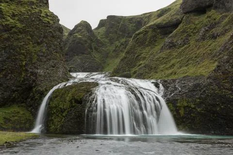 Waterfall Long Exposure Stock Photos