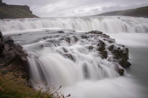 Waterfall Long Exposure Foto stock