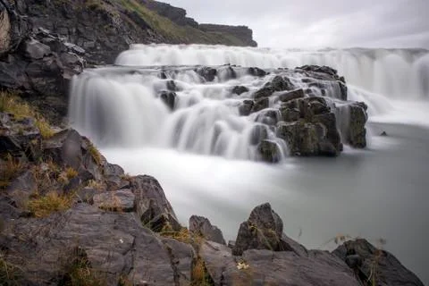Waterfall Long Exposure Stock Photos