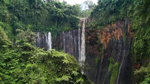 Waterfall Lumajang Stock Footage 221624038