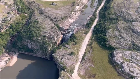 Waterfall M HD 動画素材 285113681