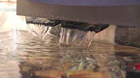 Waterfall Machine on Fish Tank. Video stock 305973289