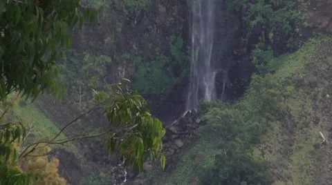 Waterfall, Main Range National Park QLD Stock Footage 11032046