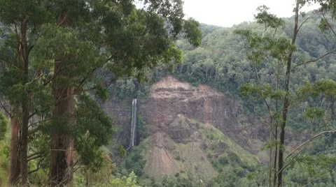Waterfall, Main Range National Park QLD Stock Footage 11032081