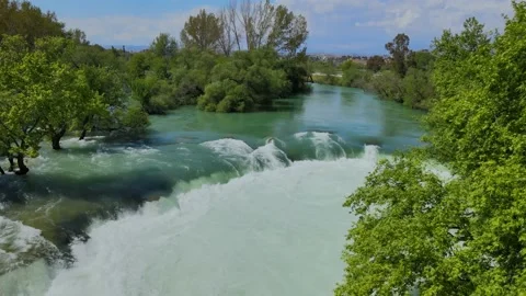 WaterFall Manavgat 4 Stock Footage 187680993