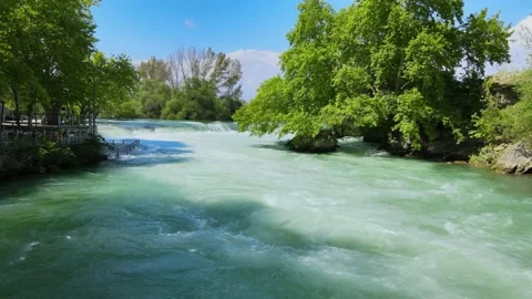 WaterFall Manavgat Stock Footage 187687600