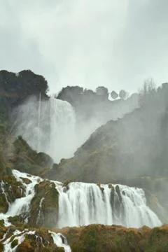 Waterfall marmore Stock Photos
