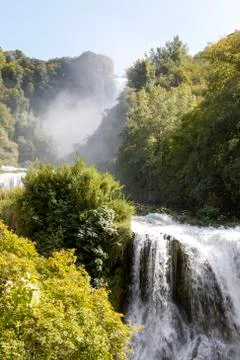 The Waterfall marmore Foto stock