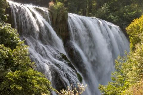 The Waterfall marmore Stock Photos