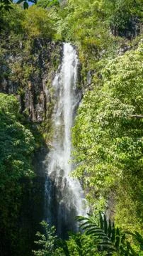 Waterfall in Maui Stock Photos