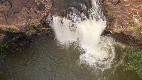 Waterfall Mauritius Stock Footage 300176188