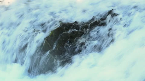Waterfall on McKenzie River, Oregon Stock Footage 219224477