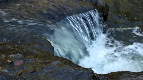 Waterfall Meia Lua-Half Moon-Pirenopolis Stock Footage 156527840