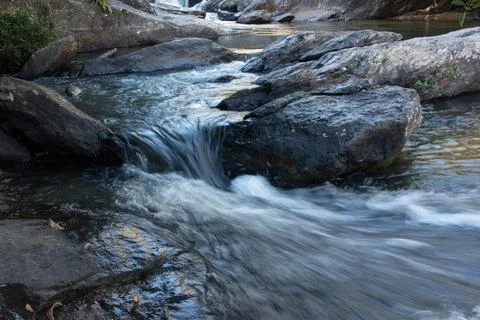 Waterfall Meia Lua-Half Moon Stock Photos