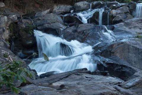 Waterfall Meia Lua-Half Moon Stock Photos