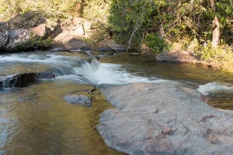 Waterfall Meia Lua-Half Moon Foto stock