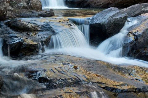 Waterfall Meia Lua-Half Moon Stock Photos