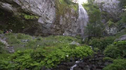Waterfall of Mont Dore Video stock 256217979