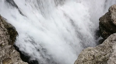 Waterfall in Montenegro Stock Footage 62680456