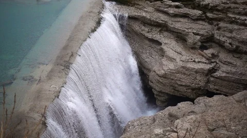 Waterfall in Montenegro Stock Footage 71900980