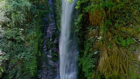 The waterfall of Moray in China Stock Footage 295624700