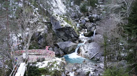 Waterfall in the Mountain Video stock 45027848