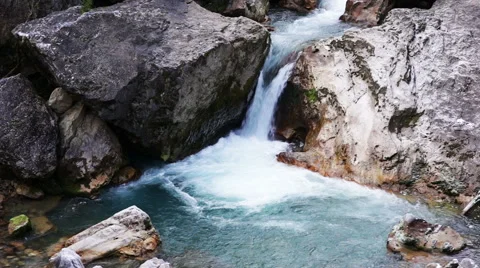Waterfall in the Mountain Stock-Footage 45029649