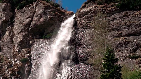 Waterfall in mountain Video stock 89517432