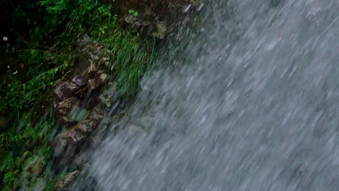 Waterfall in mountain Stock Footage 111947171