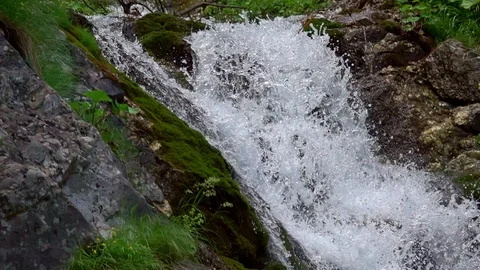 Waterfall in mountain Stock Footage 111948263