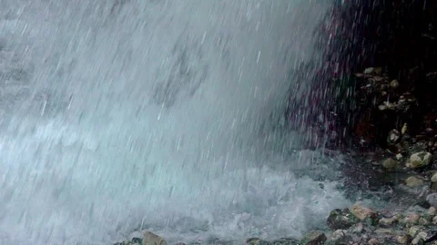 Waterfall in mountain Stock Footage 111948484