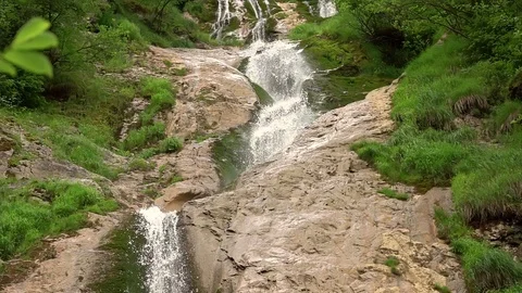 Waterfall in mountain 스톡 동영상 113565766