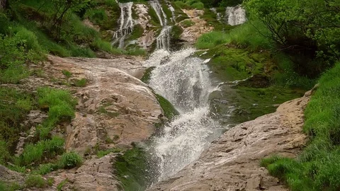 Waterfall in mountain Stock-Footage 113565835