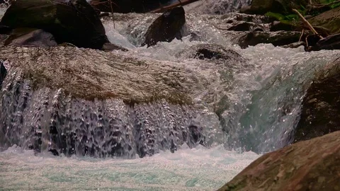 Waterfall in mountain Stock Footage 113572390
