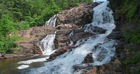 Waterfall in the mountain Stock Footage 201313876