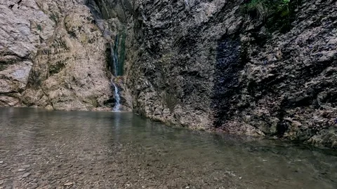 Waterfall in the mountain Stock Footage 203759839