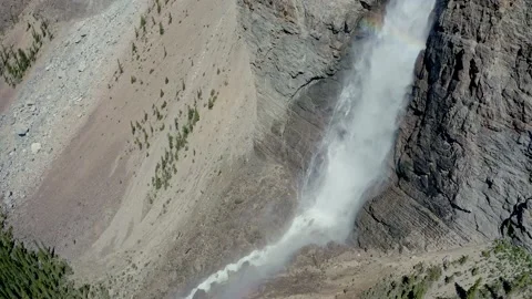 Waterfall in the mountain Stock Footage 233298552