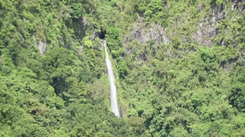 Waterfall in mountain in Philippines Stock Footage 325173174